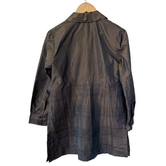 Spirithouse Grey Satan Tunic Length Shirt Jacket Small Lagenlook - Picture 2 of 5